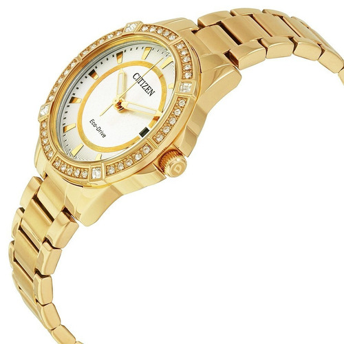 Imagen 2 de 5 de Citizen Eco-drive Swarovski Gold Fe6062-56a ....... Dcmstore