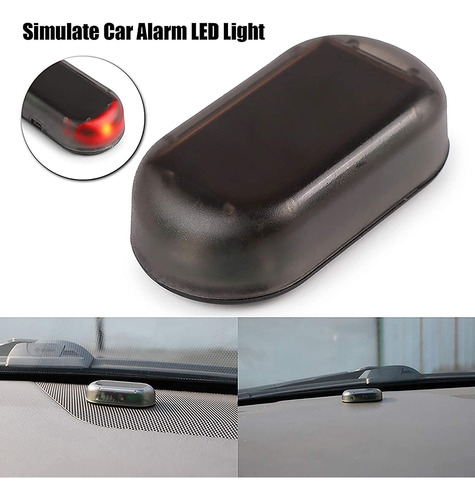 Powstro Solar Car Alarm Led Light - Simulate Imitation Secur