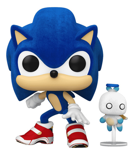 Funko Pop! Sonic With Hero Chao Flocked #1036 - Ed. Special