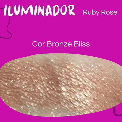 Iluminador Crystal Glow Linha Rosa Ruby Rose