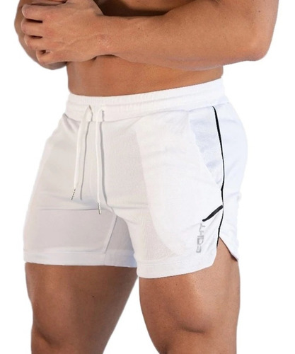 Imagen 2 de 10 de Short Deportivo Correr Elástico Corto Sexy Moda Echt Diag G