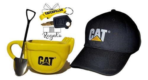 Llave Caterpillar De Encendido + Taza Cat + Gorra + Llavero.