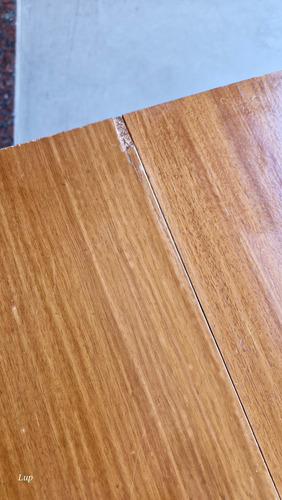 Mesa Auxiliar Moderna Artesanal - Madera Y Hierro Patas Hair Marrón (Usado)