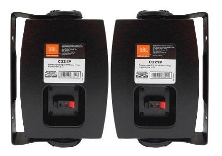 Caixa Som Ambiente Jbl Selenium C321 Par Preto C321p 60w