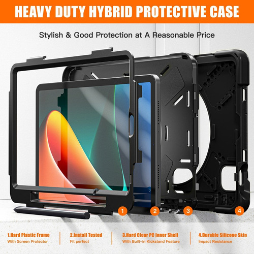 B Funda Resistente Con Correa P/tablet Xiaomi Pad 5/5 Pro 11