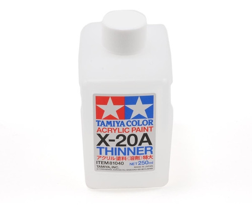 Tamiya X-20a Acrylic/poly Paint Thinner (250ml)