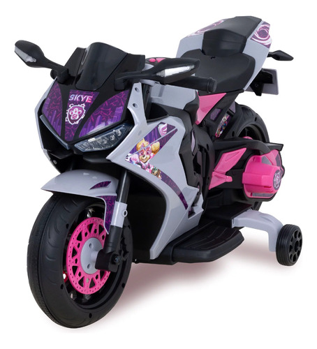 Paw Patrol Skye Motocicleta Montable 6v Luz Y Sonido