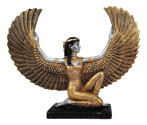 Isis Deusa Egípcia Fertilidade Maternidade Em Resina Enfeite Cor N/a