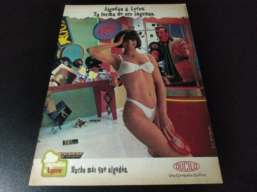 (pf293) Publicidad Araceli Gonzalez * Ducilo (Usado)