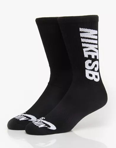 Parámetros silencio falta de aliento Medias Nike Sb Negras Crew Socks 100% Originales X3 Pares !! | MercadoLibre