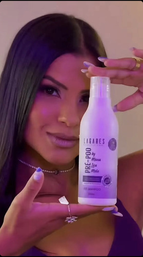 Pré Poo - Pré Shampoo Intensamente Liso Lagares Profissional