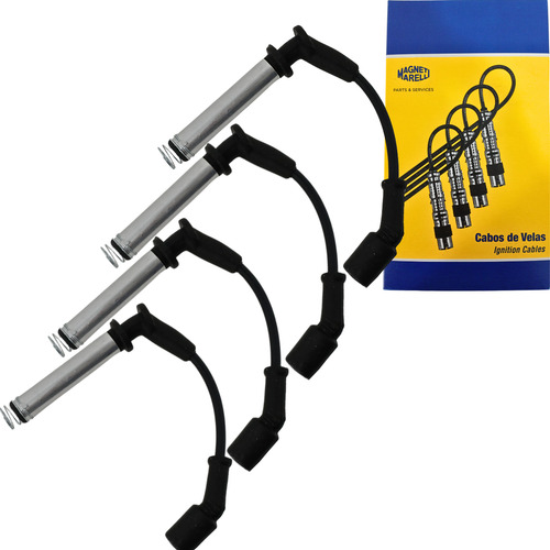 Kit Cabo Vela Bobina Ignição Onix Prisma 1.4 8v Flex 2013-19