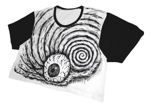 Imagen 4 de 6 de Croptop Uzumaki Eye Horror Junji Ito Aesthetic Grunge Goth