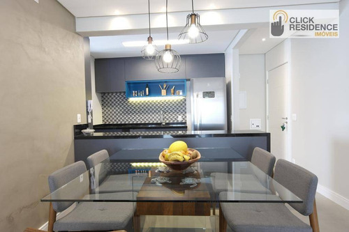 Imagem 13 de 22 de Apartamento 2 Suítes ( Sacada Gourmet - 2 Vagas ) À Venda De 94,00 M² Por R$ 742.000 - Centro - São Bernardo Do Campo/sp - Ap0889