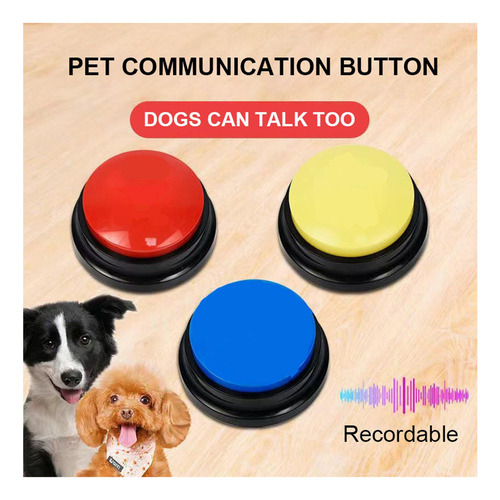 Juguete Interactivo Para Perros Con Botón De Sonido