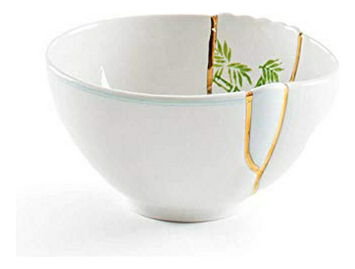 Bol  Kintsugi De Porcelana Y Oro De 24k - Mod. 3