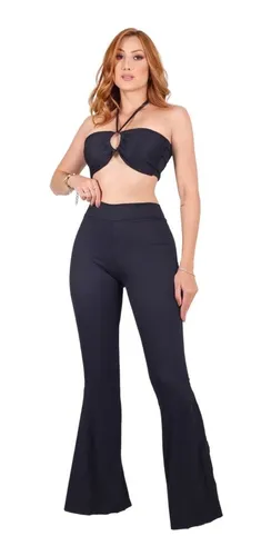 Mercado livre conjunto de calça best sale e cropped