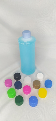 Envase Plástico Polietileno 500ml Transparente T/rosca 28mm