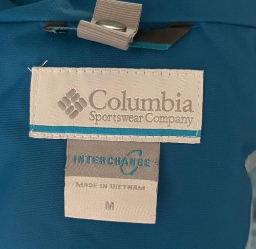 Parka Mujer Bugaboo Ii Interchange Azul Columbia (Usado)