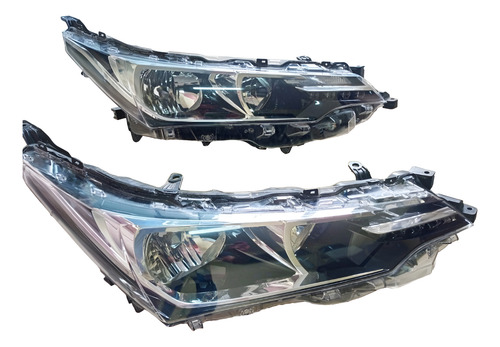 Farol Direito Máscara Negra Com Led Corolla Xei 2018/19 (Recondicionado)