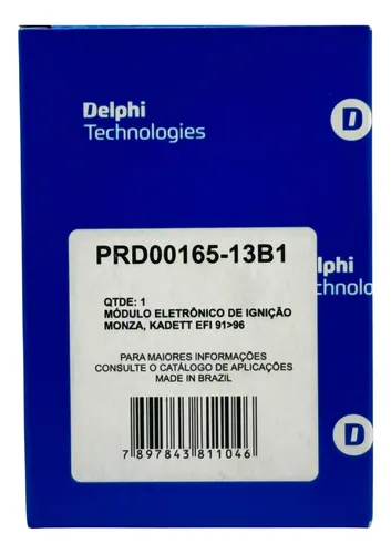 Modulo Ignição Eletrônica Hei Kadett 1.8 Efi Original Del