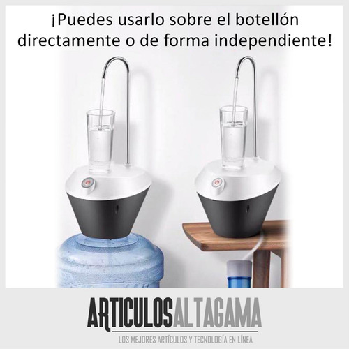 Imagen 2 de 5 de Dispensador De Agua Para Botellón Recargable Grande Con Base
