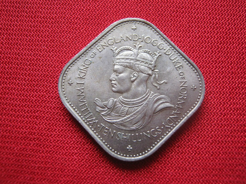 Guernsey 10 Shillings 1966 Aniversario De La Conquista Norma