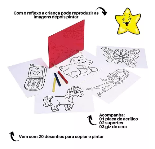 Brinquedo Infantil Desenho Mágico Crianças Desenharem Pintar em