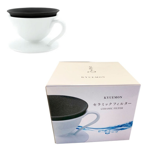 Imagen 1 de 8 de Kubota Filtro Y Gotero De Cafe Taza Porcelena Hecho En Japón