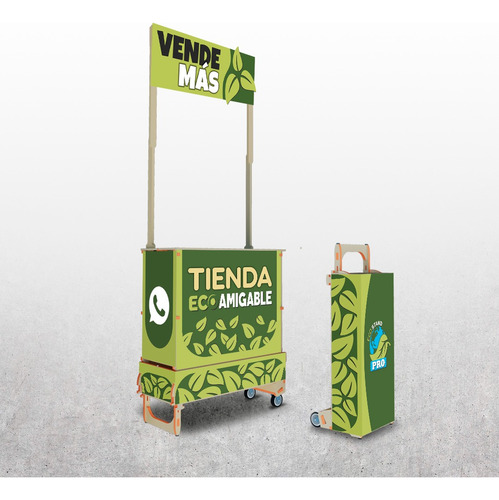 Modulo Stand Publicitario Ecoamigable Portable 