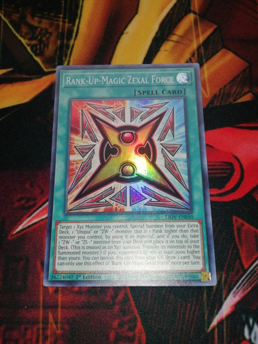 Rank Up Magic Zexal Force Yu-gi-oh! Original Konami