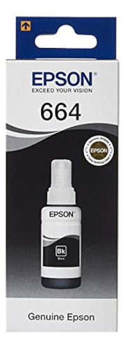 Tinta De Impresora Negra Epson T664 70ml L120 L310 L350 L375 Negro