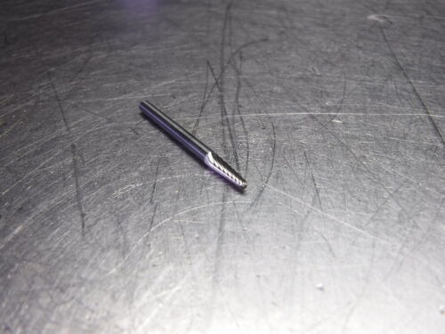 Fullerton Tool 3mm Solid Carbide Single Cut Burr 12 Flut Yyz