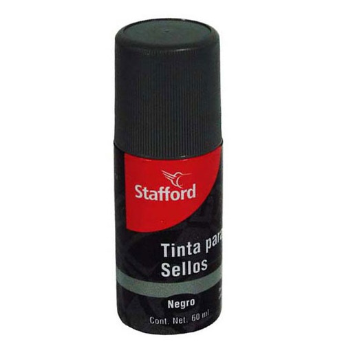 Tinta Para Sello Color Negro 1 Pz 60 Ml