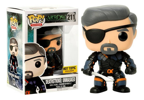 Pop! Funko Deathstroke Unmasked Exclusivo Hot Topic 