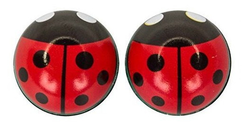 Trucos Tops Lady Bug Tapones Para Valvulas Color Rojo