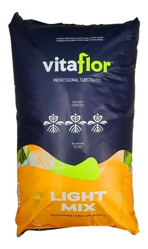 Sustrato Vitaflor Light Mix 50 Lts-envios Gratis