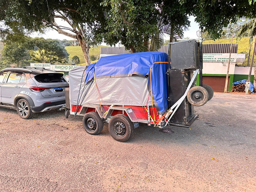 Carreta Trucada Fazendinha Com Lona Fechada, Uso Diverso