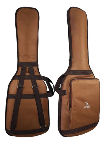 Capa Bag Contra Baixo Sierra SB100 Super Luxo Acolchoada Premium Cor Marrom