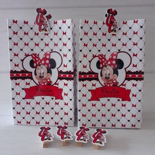 Bolsitas Golosineras Personalizadas - Minnie Roja Modelo 2