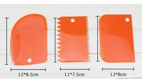 Imagen 3 de 3 de Peine Raspador Para Repostería