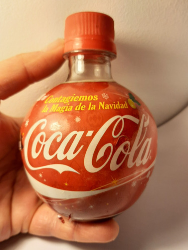 Botella Coca Cola Esfera Navidad