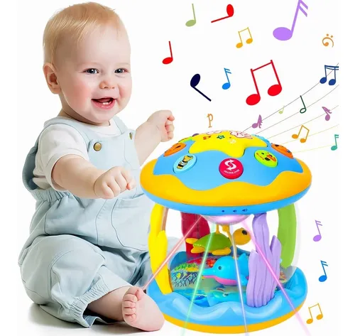 Mesa Actividades Bebe 6 en 1 Juguetes Musical Educativos para Bebes con  Sonidos y Luces Tambor Piano Bebe Telefono Juguete Regalos para Niños Niñas  3 4 5 Años : : Juguetes y juegos