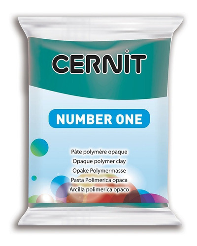 Cernit Number One Arcilla Polimérica 56 G Colores A Elección Color Verde pino