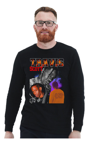 Polera Ml Travis Scott Signarure Power Of Love Abominatron