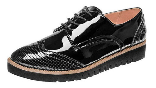 Zapato  Casual Been Class 12900 Color Negro Mujer Tx1