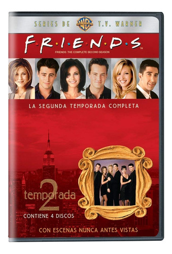 Friends Segunda Temporada 2 Serie Dvd Original ( 4 Dvd )