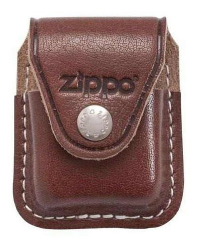 Porta Zippo Cuero Original Made In Usa Negro/marron Liniers