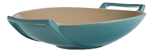 Plato Wok Le Creuset Cerámica Caribe 28 Oz