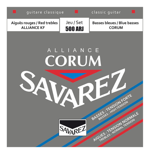 Encordado Savarez 500arj Alliance Corum Mixed G Clasica